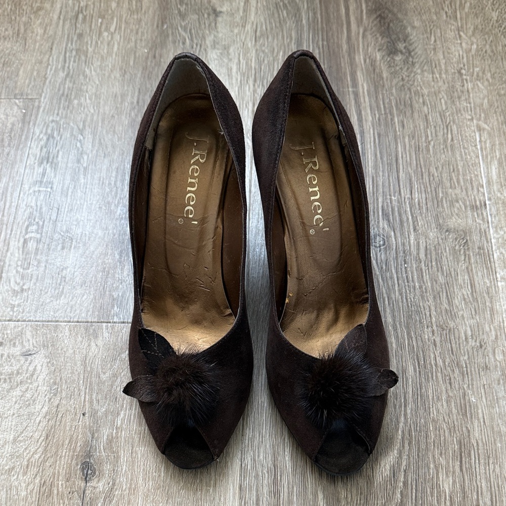 J Renee Suede Heels